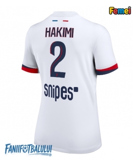 Paris Saint-Germain Achraf Hakimi #2 Tricou Fotbal Replică 2025-26 Femei Deplasare